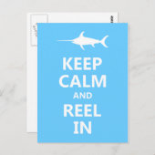 Carte Postale Gardez le calme et réinitialisez (Devant / Derrière)