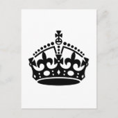 Carte Postale Gardez le Modèle de la couronne calme (Devant)