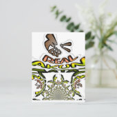 Carte Postale Gardez-le réel : Art Kaleidoscope Impression/Graph (Debout devant)