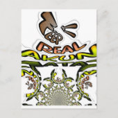 Carte Postale Gardez-le réel : Art Kaleidoscope Impression/Graph (Devant)