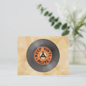 Carte Postale Gardez le vinyle vivant (Debout devant)