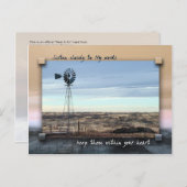 Carte Postale Gardez mes mots dans votre coeur (Devant / Derrière)