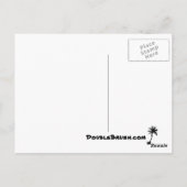 Carte Postale Gardez votre calme et continuez avec l'Ukulele Imp (Dos)