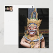 Carte Postale Gardien de porte (Devant / Derrière)