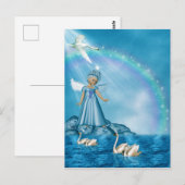 Carte Postale Gardien du cygne céleste (Devant / Derrière)