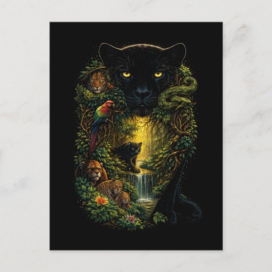 Carte Postale Gardiens de la nature sauvage (Devant)