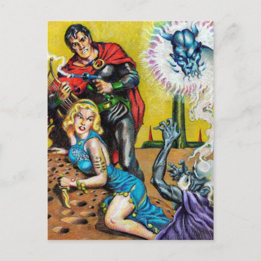 Carte Postale Gardner F Fox Planet Stories Mars 1953 loisirs (Devant)