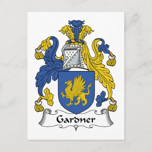 Carte Postale Gardner Family Crest