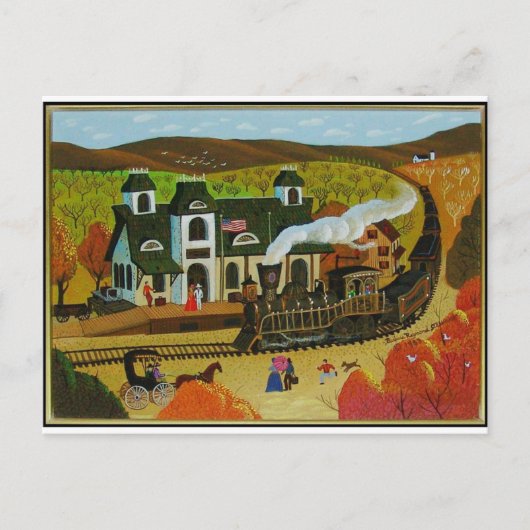 Carte Postale Gare (Devant)