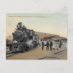 Carte Postale Gare centrale de Jersey, Lake Hopatcong NJ