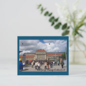 Carte Postale Gare centrale de Leipzig (Debout devant)