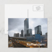 Carte Postale Gare centrale de Rotterdam (Devant / Derrière)