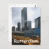 Carte Postale Gare centrale de Rotterdam (Devant / Derrière)