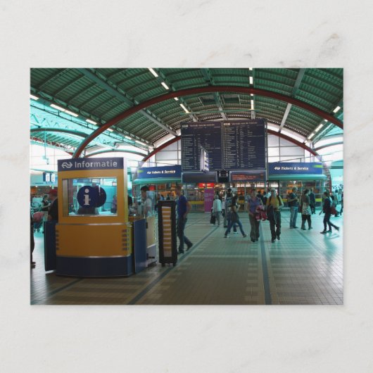 Carte Postale Gare centrale d'Utrecht (Devant)