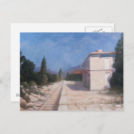 Carte Postale Gare Châteauneuf 2012 (Devant / Derrière)