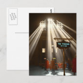 Carte Postale Gare - Chicago - Laisser la lumière 1943 (Devant / Derrière)