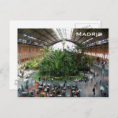 Carte Postale Gare d'Atocha (Devant / Derrière)