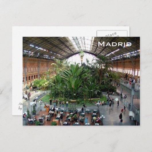 Carte Postale Gare d'Atocha (Devant / Derrière)