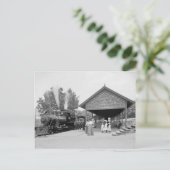 Carte Postale Gare de Catskill Mountains, 1902 (Debout devant)