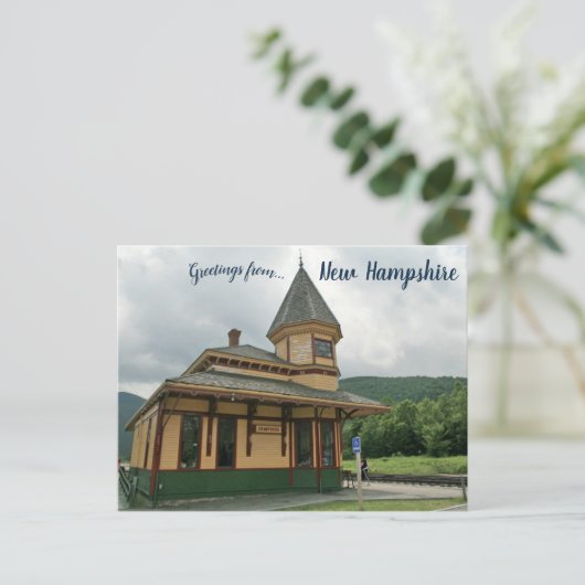 Carte Postale Gare de Crawford Notch New Hampshire (Debout devant)