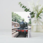 Carte Postale Gare de Crowcombe Heathfield, WS (Debout devant)