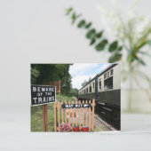 Carte Postale Gare de Crowcombe Heathfield, WS (Debout devant)