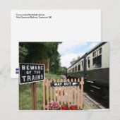 Carte Postale Gare de Crowcombe Heathfield, WS (Devant / Derrière)