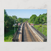 Carte Postale Gare de Deighton, Huddersfield (Devant)