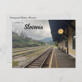 Carte Postale Gare de Dravograd Slovénie (Devant / Derrière)