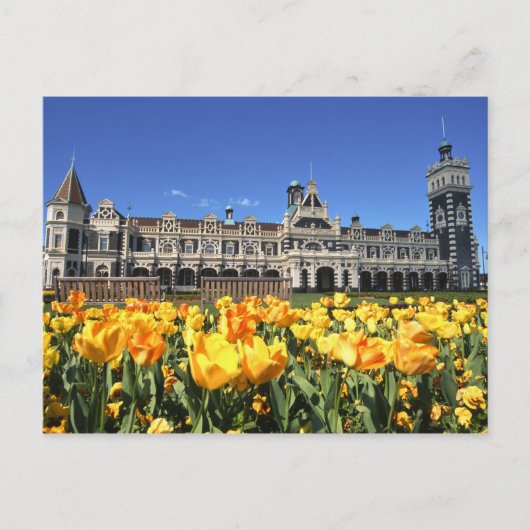 Carte Postale Gare de Dunedin (Devant)