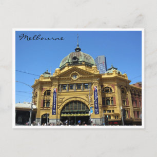 Carte Postale gare de Flinders St grandiosa