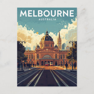 Carte Postale Gare de Flinders Street Melbourne