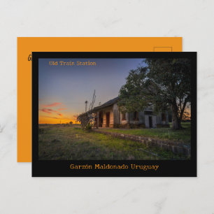 Carte Postale Gare de Garzón Maldonado Uruguay