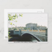 Carte Postale Gare de Heuston, Kings Bridge Dublin (Devant / Derrière)