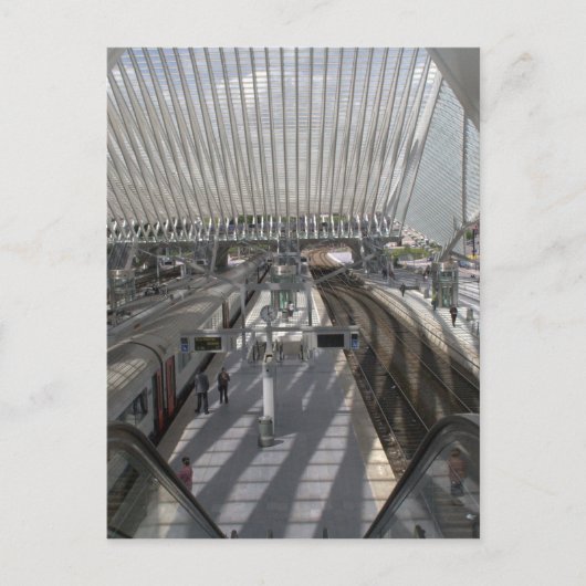 Carte Postale Gare de Liège-Guillemins (Devant)