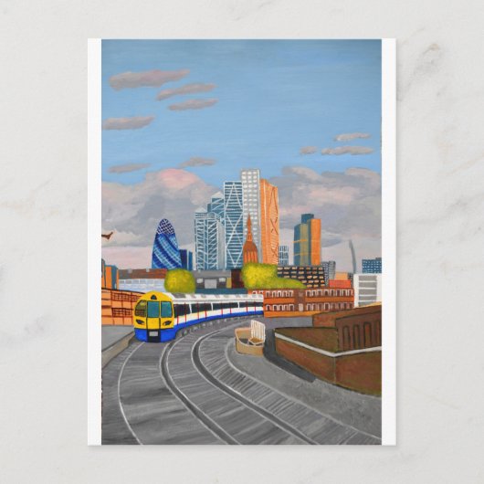 Carte Postale Gare de Londres Overland - Gare de Hoxton (Devant)