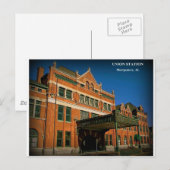 Carte Postale GARE DE L'UNION - Montgomery, Alabama (Devant / Derrière)