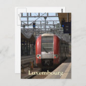 Carte Postale Gare de Luxembourg (Devant / Derrière)
