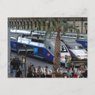 Carte Postale Gare de Lyon. Paris, France