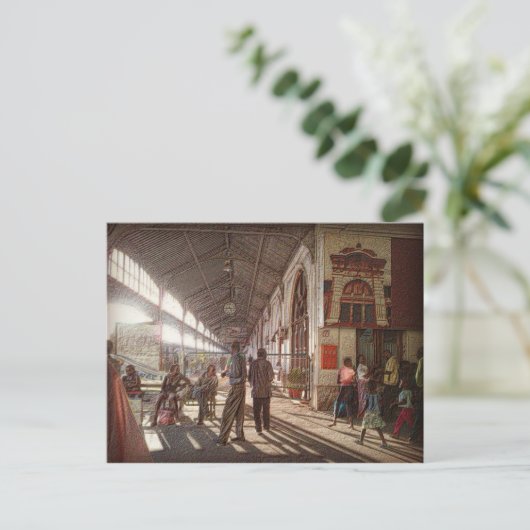 Carte Postale Gare de Maputo (Debout devant)