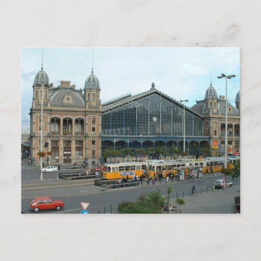 Carte Postale Gare de Nyugati (Devant)