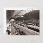 Carte Postale Gare de Paddington, Londres. (Devant / Derrière)