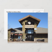 Carte postale : gare de Paso Robles en hiver (Devant / Derrière)