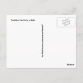 Carte postale : gare de Paso Robles en hiver (Dos)