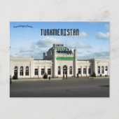 Carte Postale Gare de Turkmenbashi au Turkménistan (Devant)
