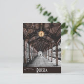 Carte Postale Gare de Vitebsky St Petersburg Russie (Debout devant)