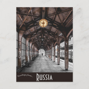 Carte Postale Gare de Vitebsky St Petersburg Russie