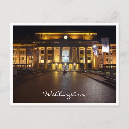 Carte Postale gare de Wellington (Devant)