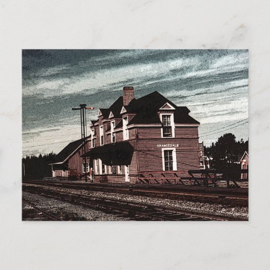 Carte Postale Gare d'Orangedale Cap-Breton Nouvelle-Écosse (Devant)