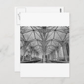 Carte Postale Gare d'Orient à Lisbonne (Devant / Derrière)